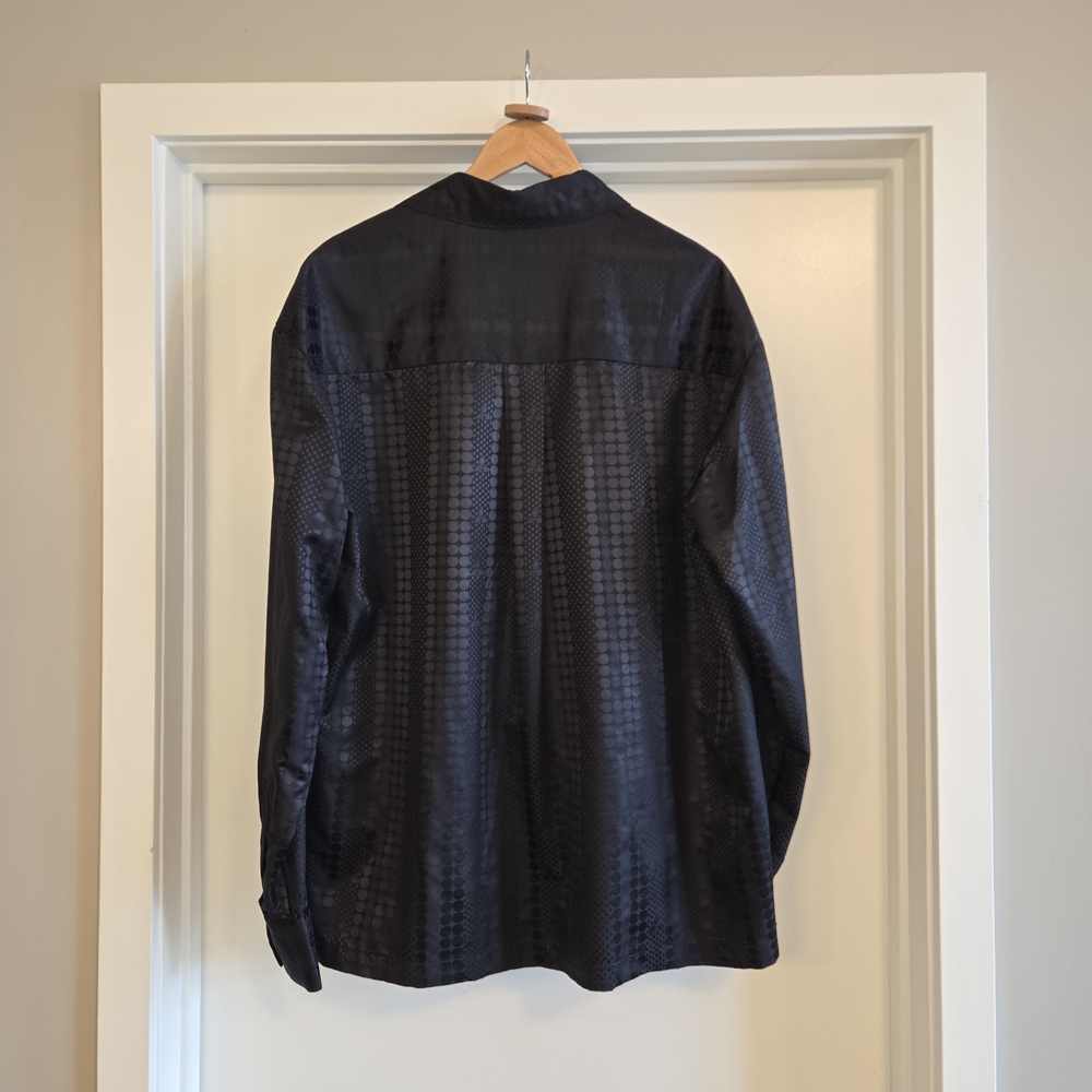 Marche Rue Dix Gamble Noir Satin Jacquard Shirt/Pants - Picture 11 of 15